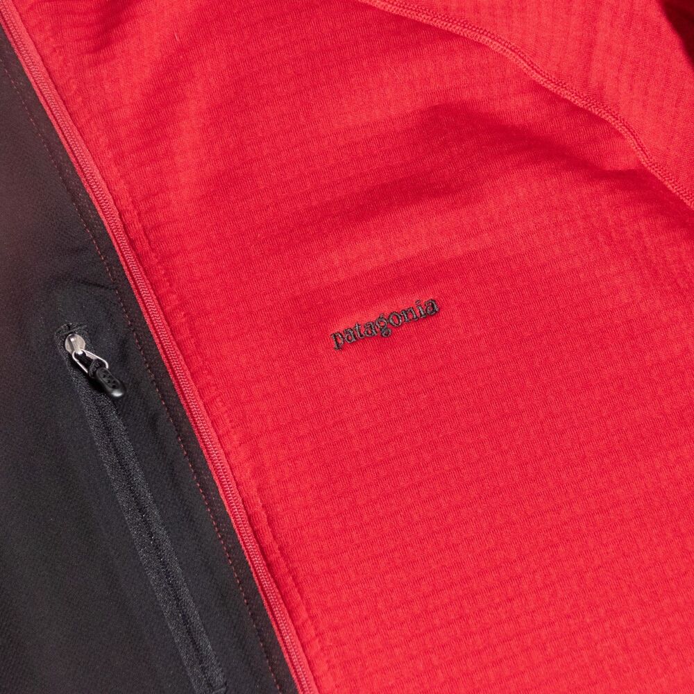 Patagonia R1 Hoody Fleece 1/2 Zip Pullover Red Polartec Sweater Men's XL Banff - Picture 3 of 10